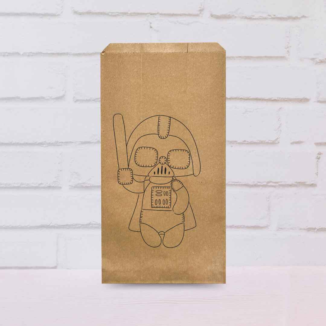 Kraft paper bag Darth Vader