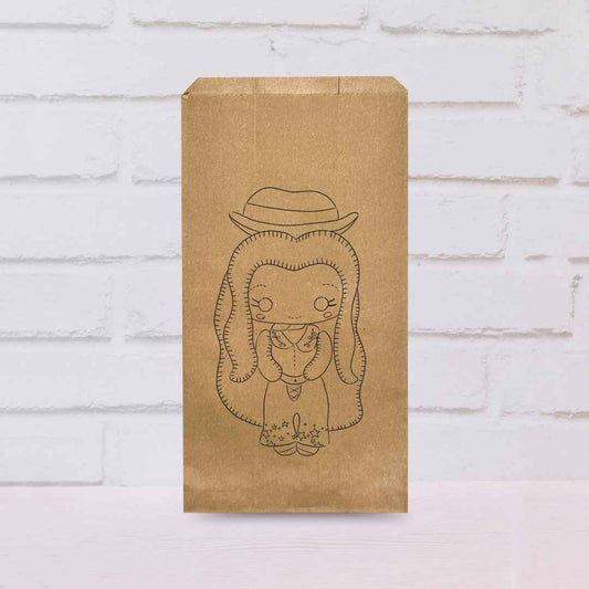 Kraft paper bag Cowboy Girl