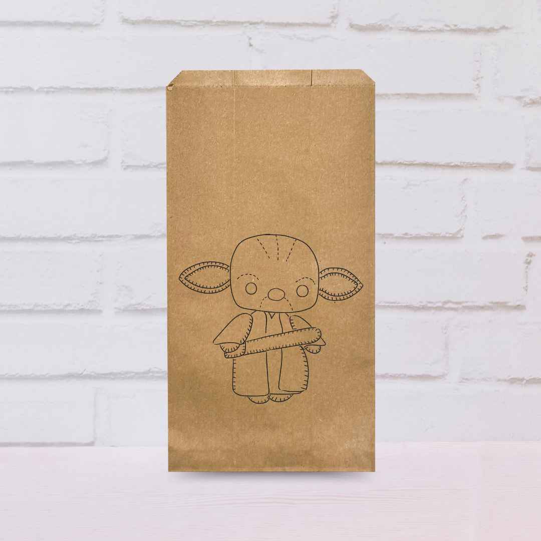 Kraft paper bag baby Yoda