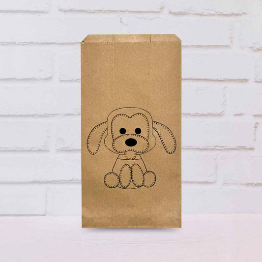 Kraft paper bag puppy